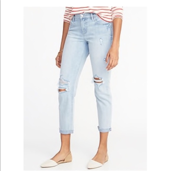 distressed jeans old navy